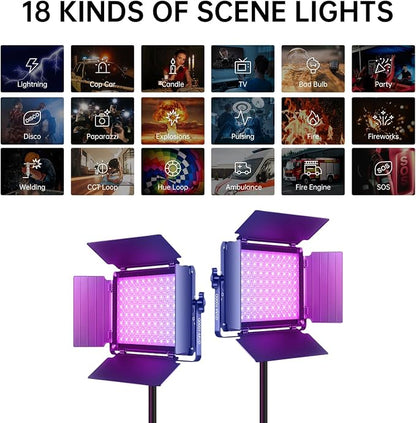 GVM RGB LED Video Light, Photography Lighting - Image 2
