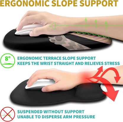Hokafenle Ergonomic Mouse Pad Wrist Support - Image 3