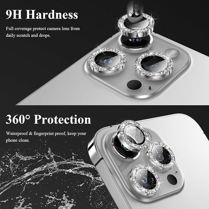 YWXTW Designed for iPhone 14 Pro/iPhone 14 Pro Max Camera Lens Protector Bling - Image 3