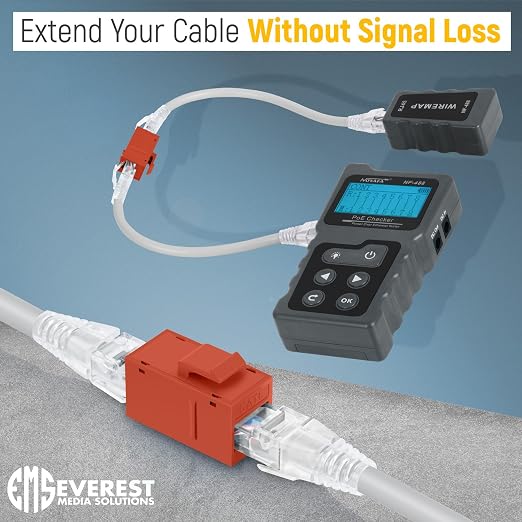 Everest 6-Pack Cat6 RJ45 Keystone Couplers - Image 4