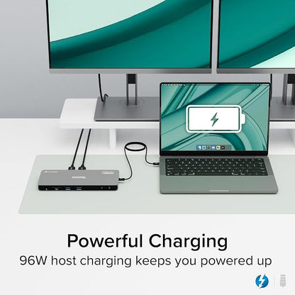 Plugable Thunderbolt 4 Dock for Quad Monitors 100W, Thunderbolt Docking Station - Image 7
