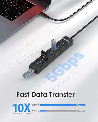 FORIDA USB C Hub-8 Port USB HUB - Image 4