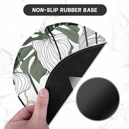 ITNRSIIET Round Mouse Pad with Stitched Edge Premium-Textured Waterproof - Image 3