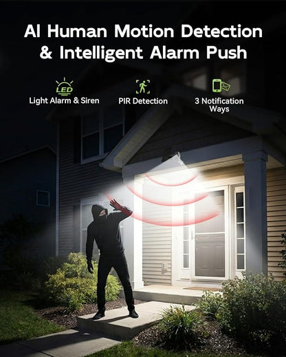 2K 5G Solar Security Cameras Wireless Outdoor 2-Pack, Wireless Cameras - Image 7