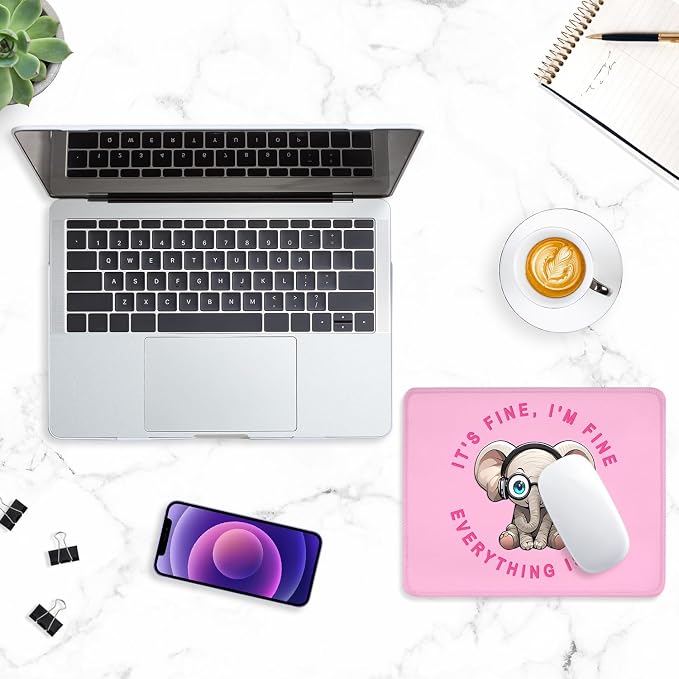 ITNRSIIET Mouse Pad with Stitched Edge Premium Textured Smooth Precise - Image 7