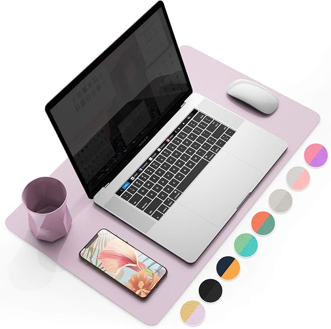 YSAGi Office Desk Pad, Desk Mat, 23.6" x 13.7" Waterproof PU Leather Desk by YSAGi