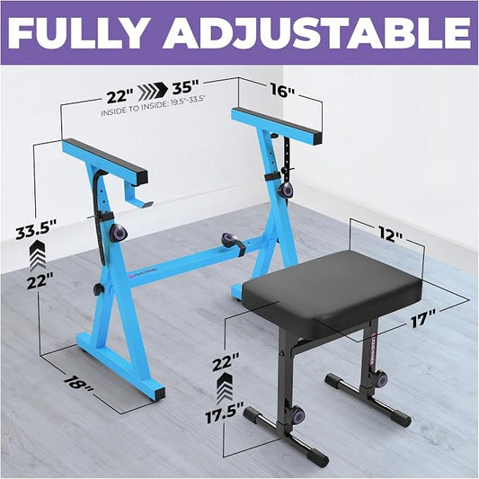Liquid Stands Portable Heavy Duty Digital Piano Stand & Bench Set - Image 2