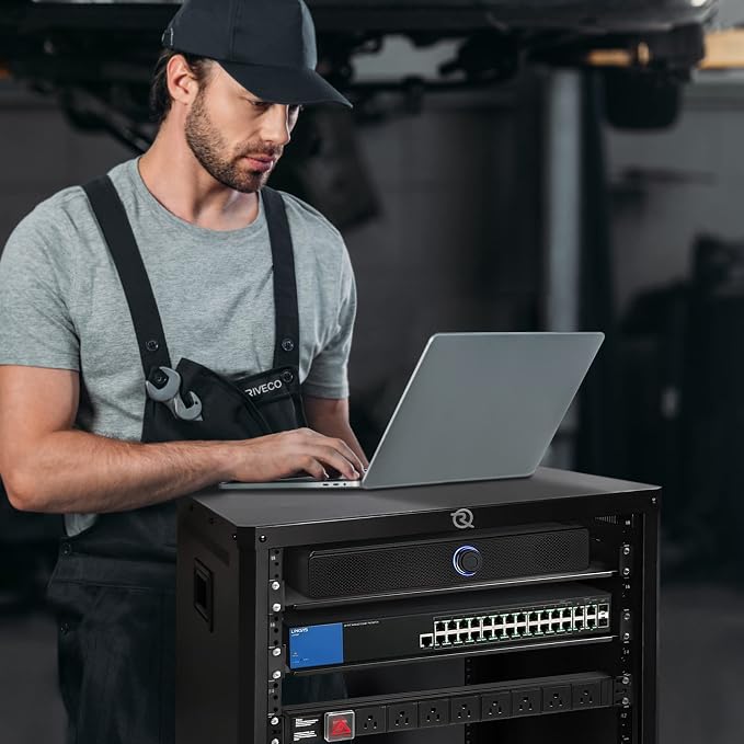 RIVECO 9U Network & Audio Rack - Image 6