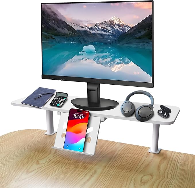 Clamp-On Monitor Stand Riser by Unknown