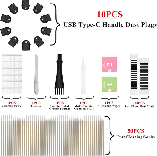 10PCS USB C with Grip Port Dust Plug, Easy Grip Dust Plug Cover, Type-C Dust - Image 2