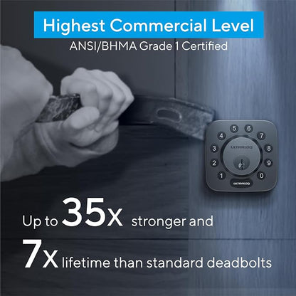 ULTRALOQ U-Bolt Smart Lock, 5-in-1 Keyless Entry Door Lock - Image 8