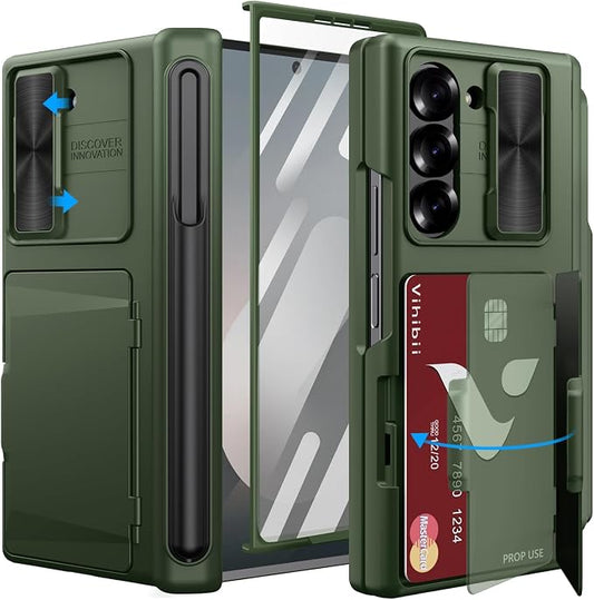 Vihibii for Samsung Galaxy Z Fold 6 Wallet Case by Vihibii