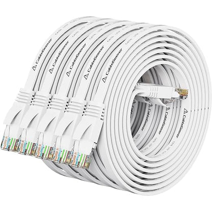 Cat 6 Ethernet Cable 5 ft Flat Internet Network Cables by CableGeeker