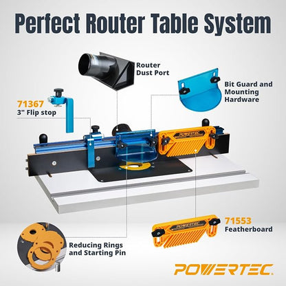 POWERTEC Benchtop Router Table - Image 8