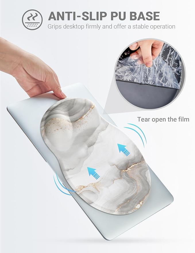 Ergonomic Mouse Pad Wrist Support, Comfortable Mouse Pad Wrist Rest, Relieve - Image 6