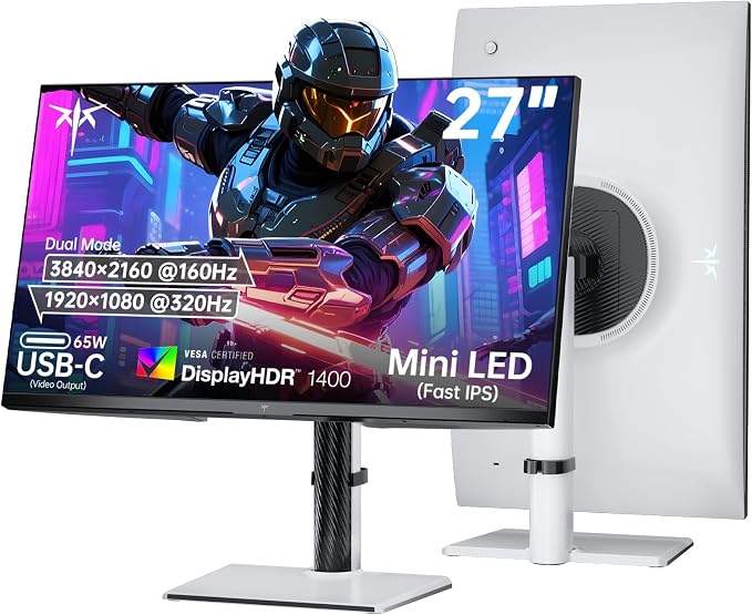 KTC 27 Inch Dual Mode Mini LED Monitor by KTC