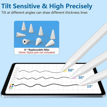 8 Pack Apple Pencil Tips, Replacement Tips Only Compatible - Image 3
