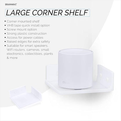 BRAINWAVZ 6.5" Corner Shelf Mount - Image 3