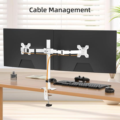 Suptek Dual Monitor Desk Mount, Adjustable Dual Monitor Arm - Image 6