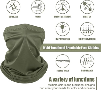 Geyoga 6 Pieces Summer UV Protection Cooling Neck Gaiter Face Clothing Neck - Image 3