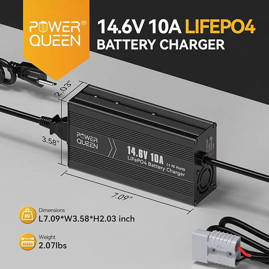 Power Queen 12.8V 50Ah LiFePO4 Battery - Image 2