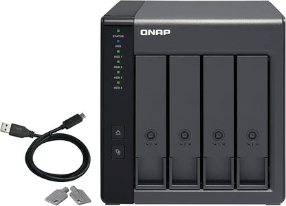 QNAP TR-004 4 Bay USB Type-C Direct Attached Storage by QNAP
