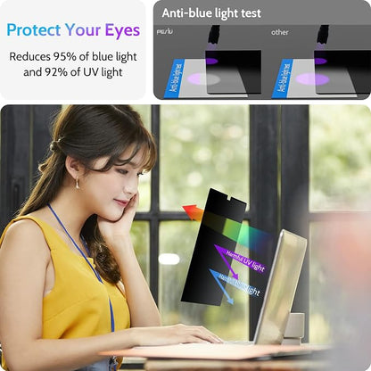 Magnetic Privacy Screen for Macbook Air 13.6/13 Inch, Removable Matte Anti - Image 5