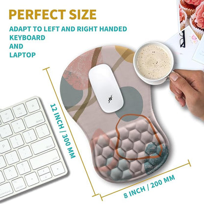 Hokafenle Ergonomic Mouse Pad Wrist Support, Wrist Rest Mousepad - Image 3
