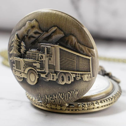 Men's Pocket Watch, Arabic Digital Dial Pocket Watches - Image 6