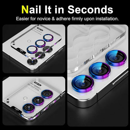 YWXTW Camera Lens Protector for Samsung Galaxy S25+ Plus Accessories 9H - Image 5
