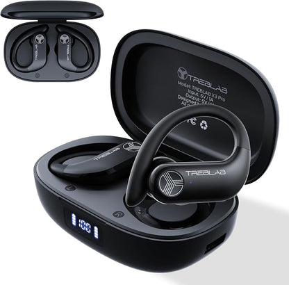 TREBLAB X3 Pro - Ultra Comfortable Earhooks, Pure-HD Sound, Punchy Bass by TREBLAB