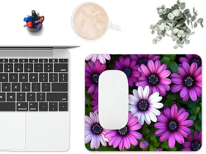 Mouse Pad, Cute Purple Floral Plants Mouse Pads - Image 6