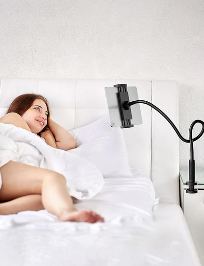Flexible Gooseneck Tablet Holder, 360° Adjustable Phone Mount - Image 7