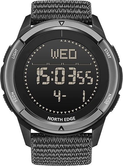 NORTH EDGE ALPS Tactical Outdoor Digital Sports Watch, 50M Waterproof, Calorie by NORTH+EDGE