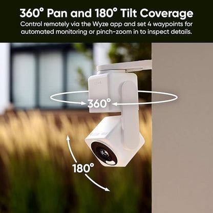 WYZE Cam Pan v4, 4K Smart Security Camera, AI Indoor/Outdoor Cameras - Image 4