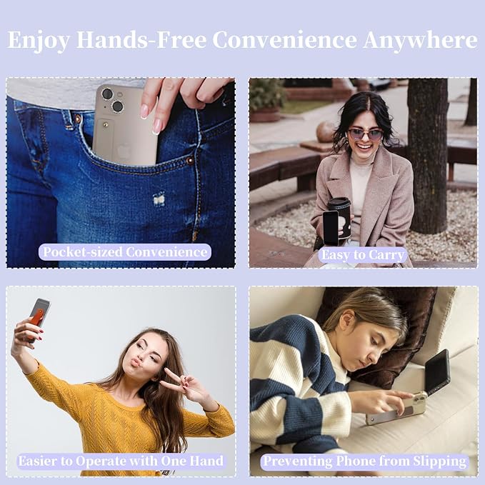 Cell Phone Finger Holder Grip Loop Accessories - Image 4
