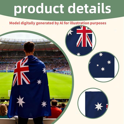Flag Cape, Wearable Flag Costume, Be Suitable - Image 4