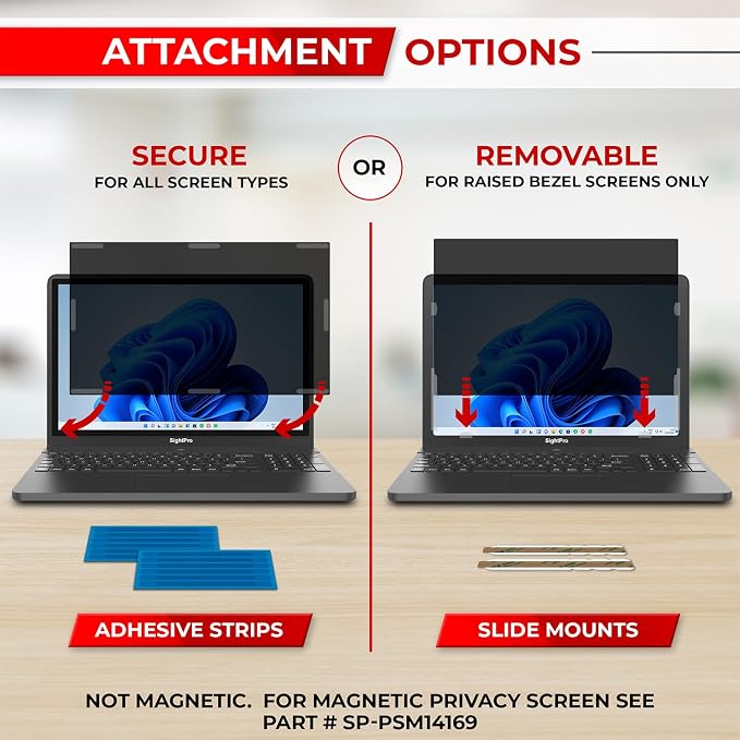 14 Inch 16:9 Laptop Privacy Screen Filter - Image 4