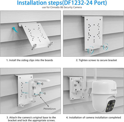 Universal Security Camera Vinyl Siding Mount Kit - Image 6