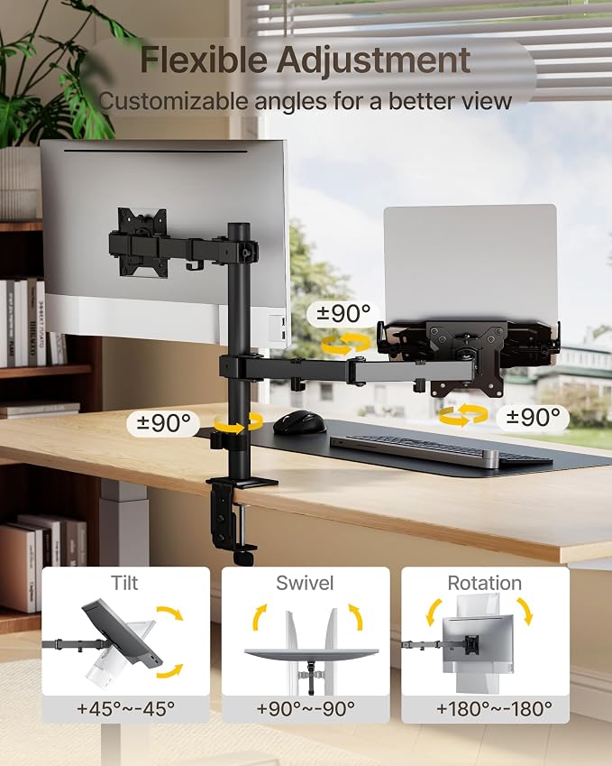 monTEK Monitor Mount and Laptop Stand - Image 4