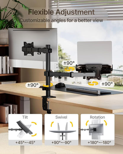 monTEK Monitor Mount and Laptop Stand - Image 4