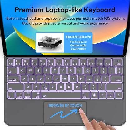 Keyboard Case for iPad Air 11-inch & iPad Pro 11 inch – Magic-Style Magnetic - Image 8