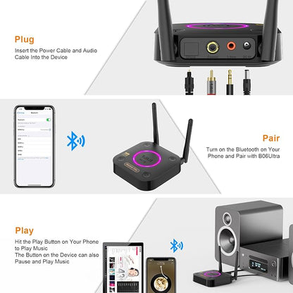 1Mii B06Ultra Bluetooth 5.2 Receiver - Image 7