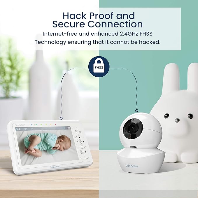 Babysense HD 5" Video Baby Monitor - Image 3