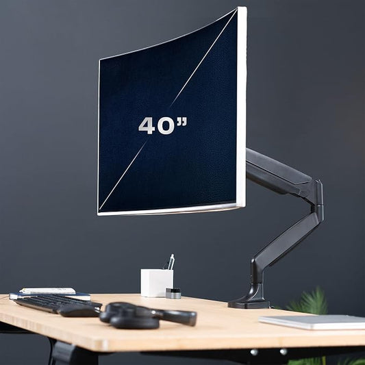 VIVO Premium Aluminum Heavy Duty Single Monitor Arm - Image 2