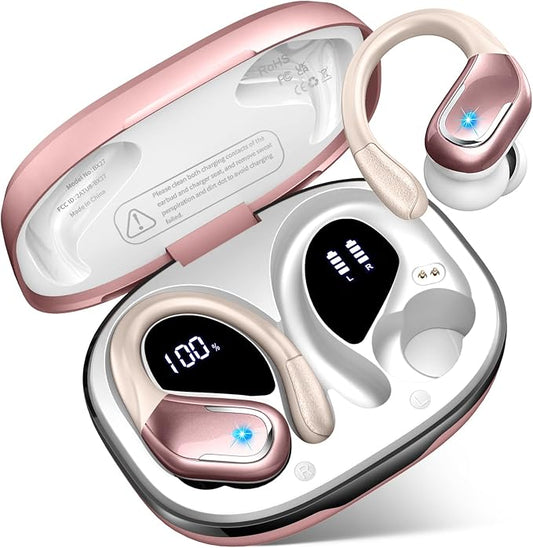 Wireless Earbud, 75H Running Wireless Earphones by Ltinist