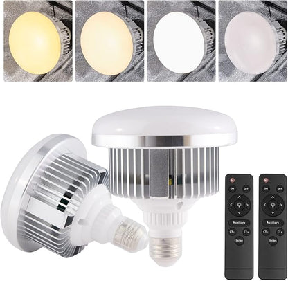 BEIYANG 2Pack 85W Photography Light Bulb by BEIYANG