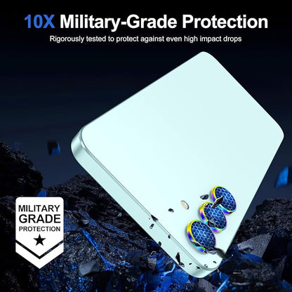 for Samsung Galaxy A16 Camera Lens Protector, Individual Metal Ring Tempered - Image 5