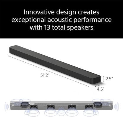 Sony BRAVIA Theater Bar 9 Sound Bar, SA-SW5 Wireless Subwoofer, and SA-RS5 - Image 4