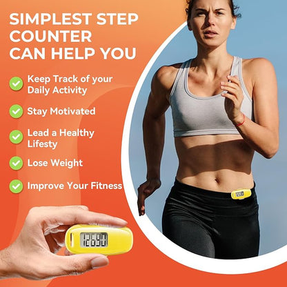 3D Pedometer for Walking, Simple Walking Step Counter - Image 4